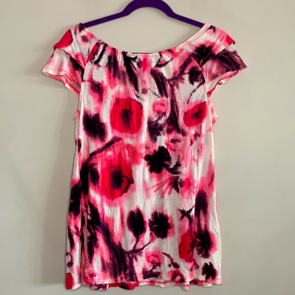 INC Floral Top - Picture 2 of 4